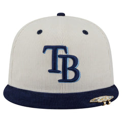 Tampa Bay Rays New Era Two-Tone Corduroy 59FIFTY Fitted Hat Clearance