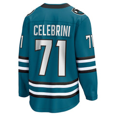 Macklin Celebrini San Jose Sharks - Fanatics Home Breakaway Jersey – Teal