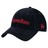 Cleveland Guardians New Era Women's Corduroy 9TWENTY Adjustable Hat Lifestyle