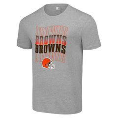 Cleveland Browns Starter Four Name T-Shirt Heather Gray - NFL
