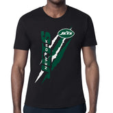 New York Jets Starter Color Scratch T-Shirt Black - NFL