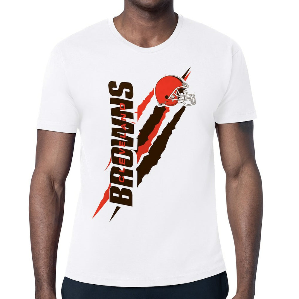 Cleveland Browns Starter Color Scratch T-Shirt White - NFL