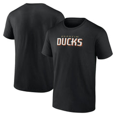 Anaheim Ducks - Wordmark Logo T-Shirt Black