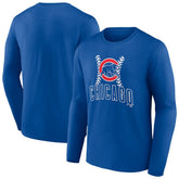 Chicago Cubs Fastball Long Sleeve T-Shirt Near Me
