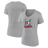 Cleveland Guardians Women's Fastball V-Neck T-Shirt Near Me