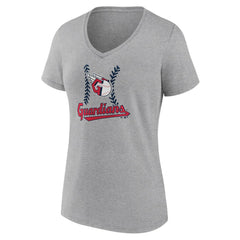 Cleveland Guardians Women's Fastball V-Neck T-Shirt Near Me