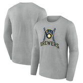 Milwaukee Brewers Fastball Long Sleeve T-Shirt Lifestyle
