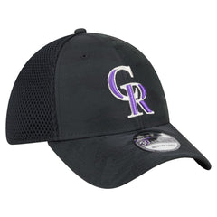 Colorado Rockies New Era Youth Camo 39THIRTY Flex Hat Lifestyle