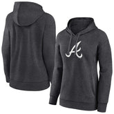 Atlanta Braves Women's Monochrome Pullover Hoodie Lifestyle