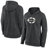 Cincinnati Reds Women's Monochrome Pullover Hoodie Lifestyle
