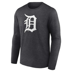 Detroit Tigers Monochrome Long Sleeve T-Shirt On Sale