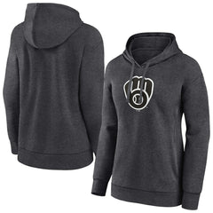 Milwaukee Brewers Women's Monochrome Pullover Hoodie Clearance