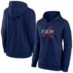 Atlanta Braves Women's Stellar Pullover Hoodie Sale