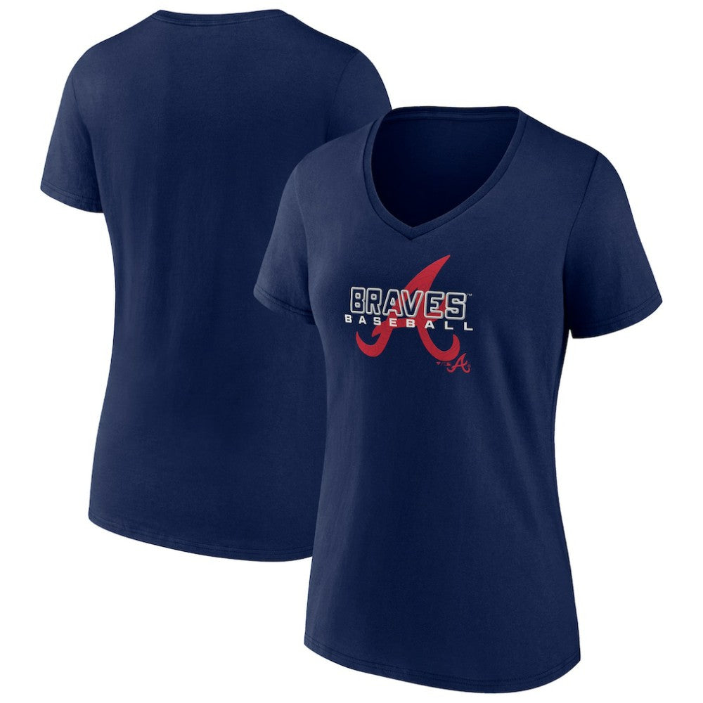 Atlanta Braves Women's Stellar V-Neck T-Shirt discount