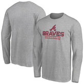 Atlanta Braves Evanston Stencil Long Sleeve T-Shirt Online