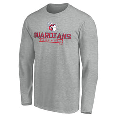 Cleveland Guardians Evanston Stencil Long Sleeve T-Shirt discount