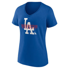 Los Angeles Dodgers Women's Stellar V-Neck T-Shirt Online