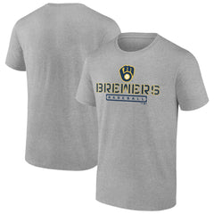 Milwaukee Brewers Evanston Stencil T-Shirt On Sale