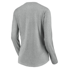 St. Louis Cardinals Women's Evanston Stencil Long Sleeve V-Neck T-Shirt Lifestyle