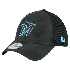 Miami Marlins New Era Subtle Camo 39THIRTY Flex Hat On Sale