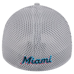 Miami Marlins New Era Linear 39THIRTY Flex Hat Lifestyle