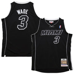 Mitchell & Ness - Dwyane Wade Miami Heat 2011/12 Hardwood Classics Authentic Jersey - Black