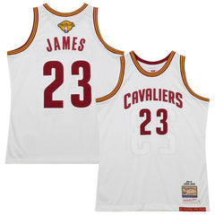 Mitchell & Ness - LeBron James Cleveland Cavaliers 2015/16 Hardwood Classics Authentic Jersey - White
