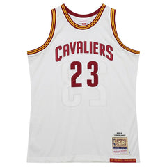 Mitchell & Ness - LeBron James Cleveland Cavaliers 2015/16 Hardwood Classics Authentic Jersey - White