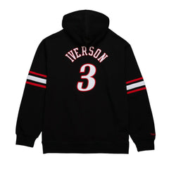 Mitchell & Ness - Allen Iverson Philadelphia 76ers Name & Number Pullover Hoodie - Black