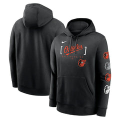 Baltimore Orioles Nike Club Stack Pullover Hoodie Sale