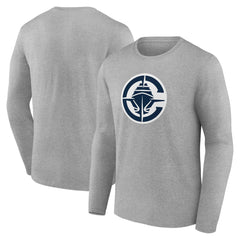 NBA - LA Clippers Primary Logo Long Sleeve T-Shirt - Gray