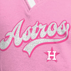 Houston Astros New Era Girls Youth Mommy & Me Raglan V-Neck T-Shirt On Sale