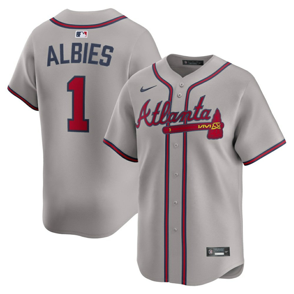 Ozzie Albies Atlanta Braves Nike Road Limited Player Jersey Online