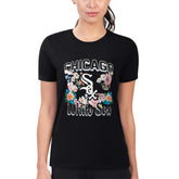 Chicago White Sox G-III 4Her by Carl Banks Women's Super-Slim Fit Lightweight Flowers Graphic T-Shirt Online