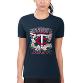 Minnesota Twins G-III 4Her by Carl Banks Women's Super-Slim Fit Lightweight Flowers Graphic T-Shirt Online