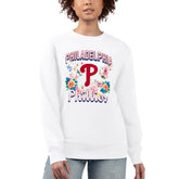 Philadelphia Phillies G-III 4Her by Carl Banks Women's Flowers Graphic Pullover Sweatshirt Online