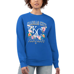 Kansas City Royals G-III 4Her by Carl Banks Women's Flowers Graphic Pullover Sweatshirt Near Me