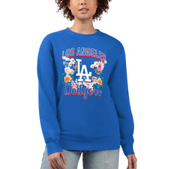 Los Angeles Dodgers G-III 4Her by Carl Banks Women's Flowers Graphic Pullover Sweatshirt Near Me