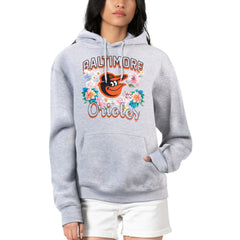 Baltimore Orioles G-III 4Her by Carl Banks Women's Flowers Graphic Pullover Hoodie for sale