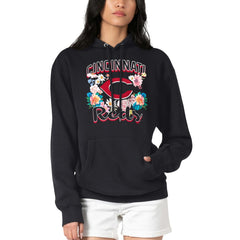 Cincinnati Reds G-III 4Her by Carl Banks Women's Flowers Graphic Pullover Hoodie Lifestyle