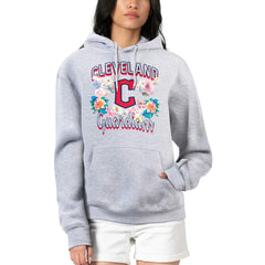 Cleveland Guardians G-III 4Her by Carl Banks Women's Flowers Graphic Pullover Hoodie Online