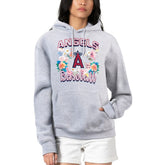 Los Angeles Angels G-III 4Her by Carl Banks Women's Flowers Graphic Pullover Hoodie Clearance