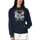 New York Yankees G-III 4Her by Carl Banks Women's Flowers Graphic Pullover Hoodie On Sale