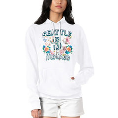 Seattle Mariners G-III 4Her by Carl Banks Women's Flowers Graphic Pullover Hoodie for sale