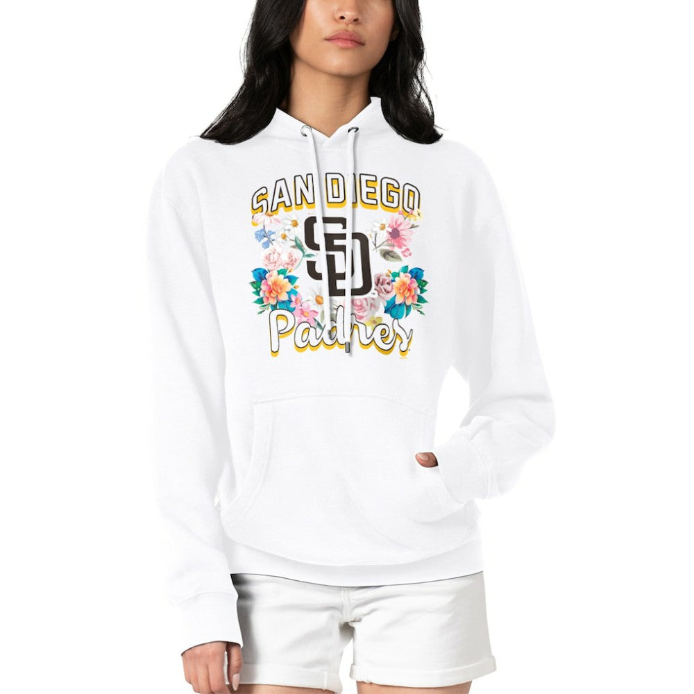 San Diego Padres G-III 4Her by Carl Banks Women's Flowers Graphic Pullover Hoodie Lifestyle
