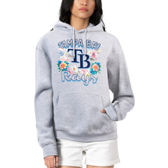 Tampa Bay Rays G-III 4Her by Carl Banks Women's Flowers Graphic Pullover Hoodie On Sale