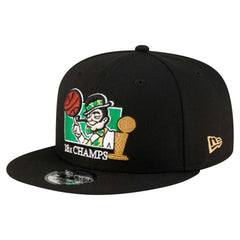 New Era - Boston Celtics Lucky 18x Champs 9FIFTY Snapback Hat - Black