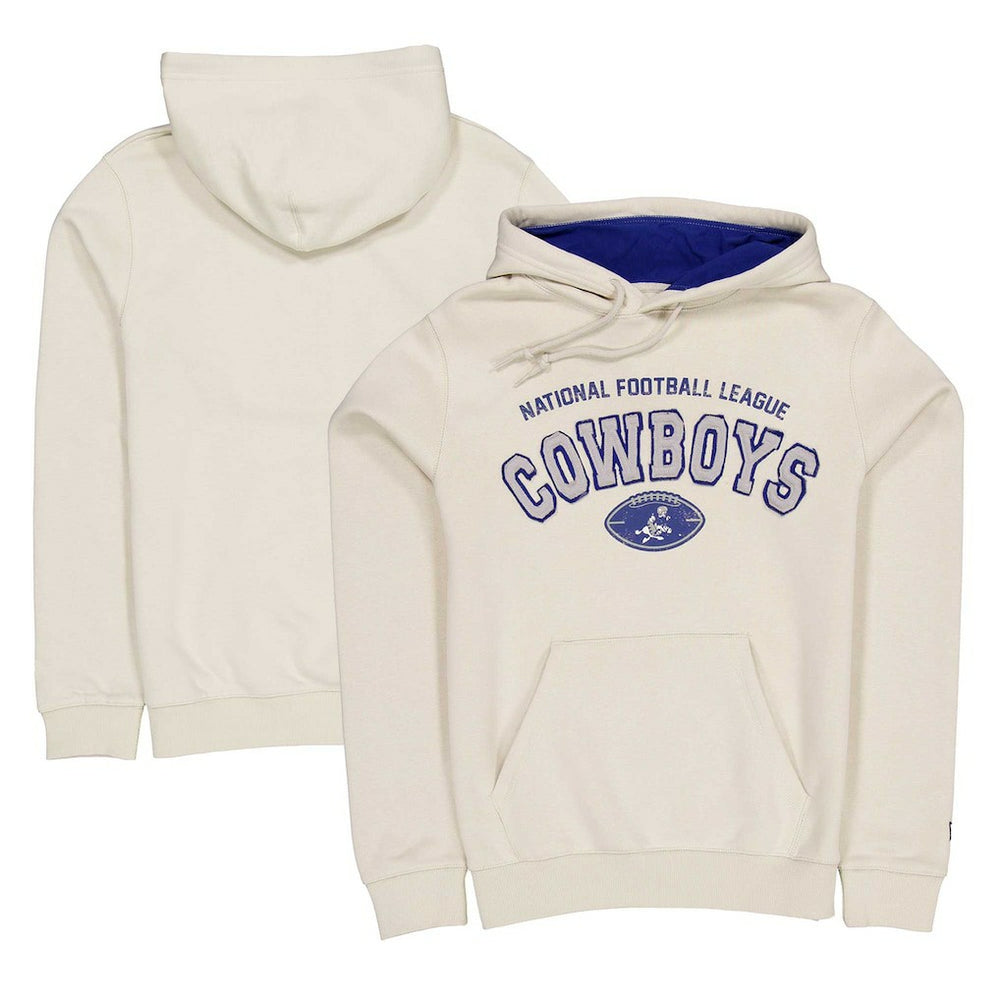 Dallas Cowboys New Era Historic Pullover Hoodie Cream - NFL