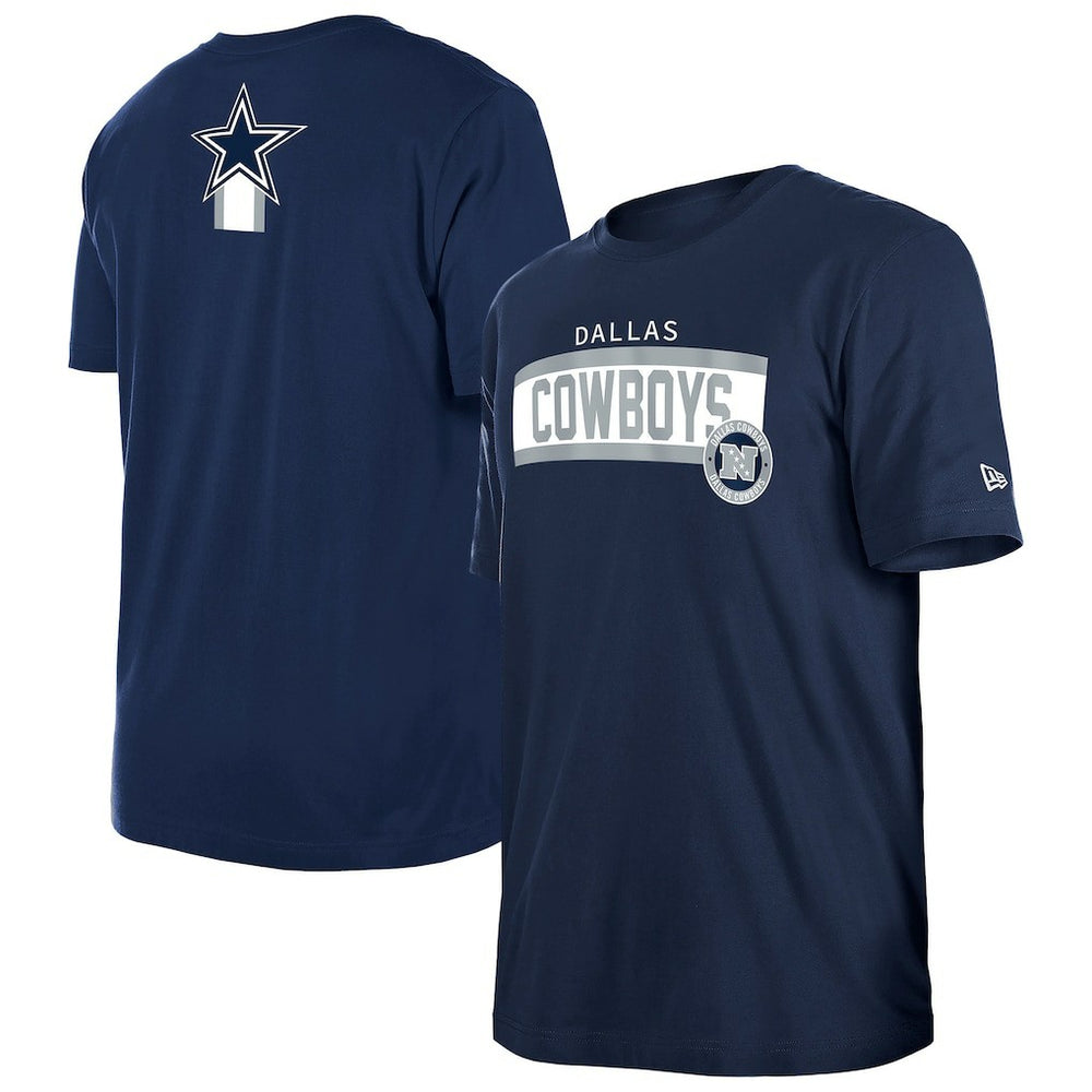 Dallas Cowboys New Era 3rd Down High Density Print T-Shirt Navy - NFL