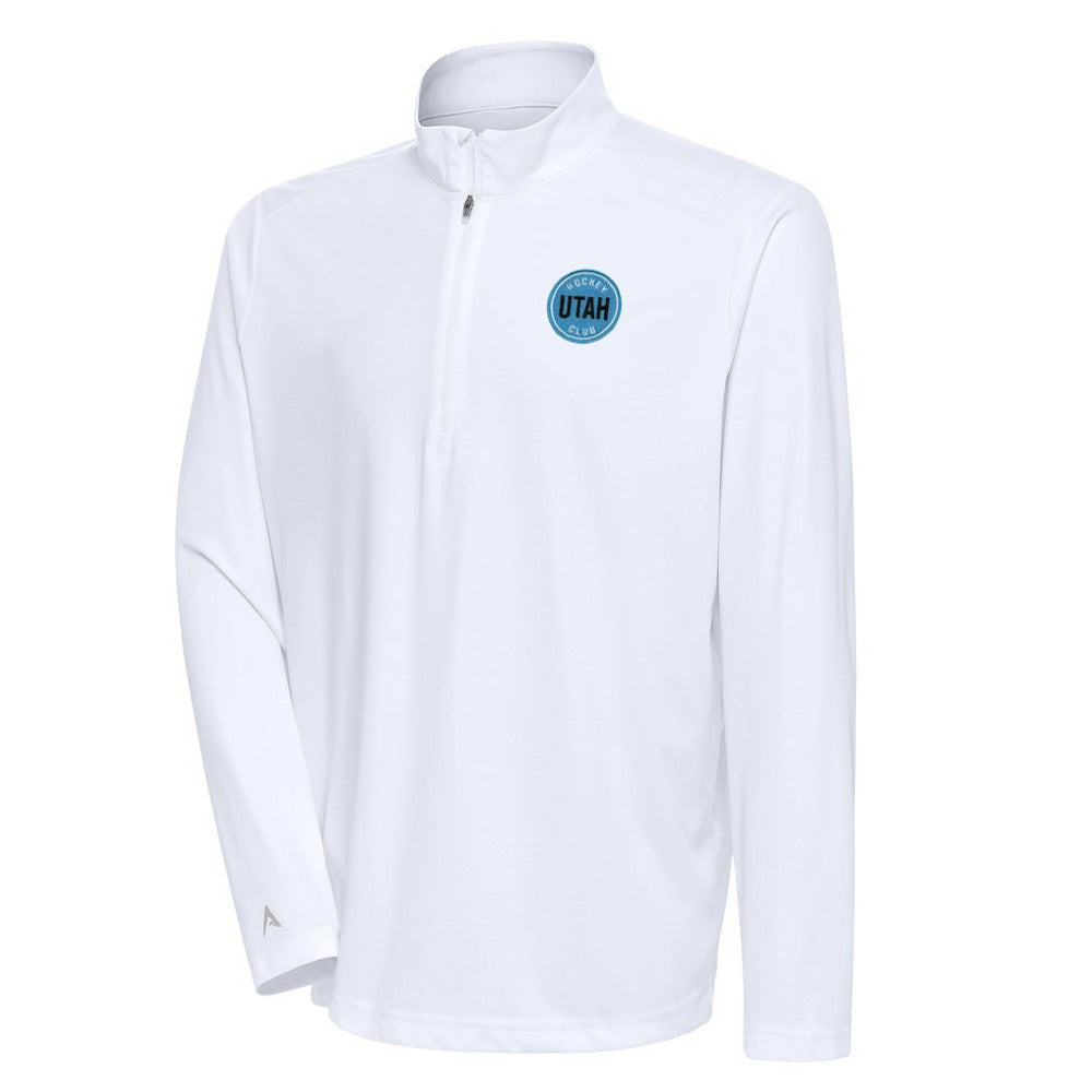 Utah Mammoth - Antigua Tribute Quarter-Zip Pullover Top White